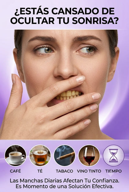 Blanqueador dental para sonrisa mas blanca y brillante