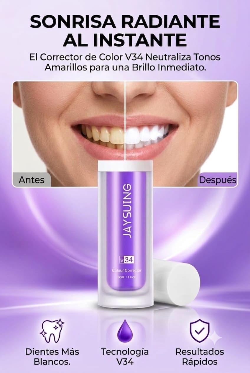 Blanqueador dental para sonrisa mas blanca y brillante